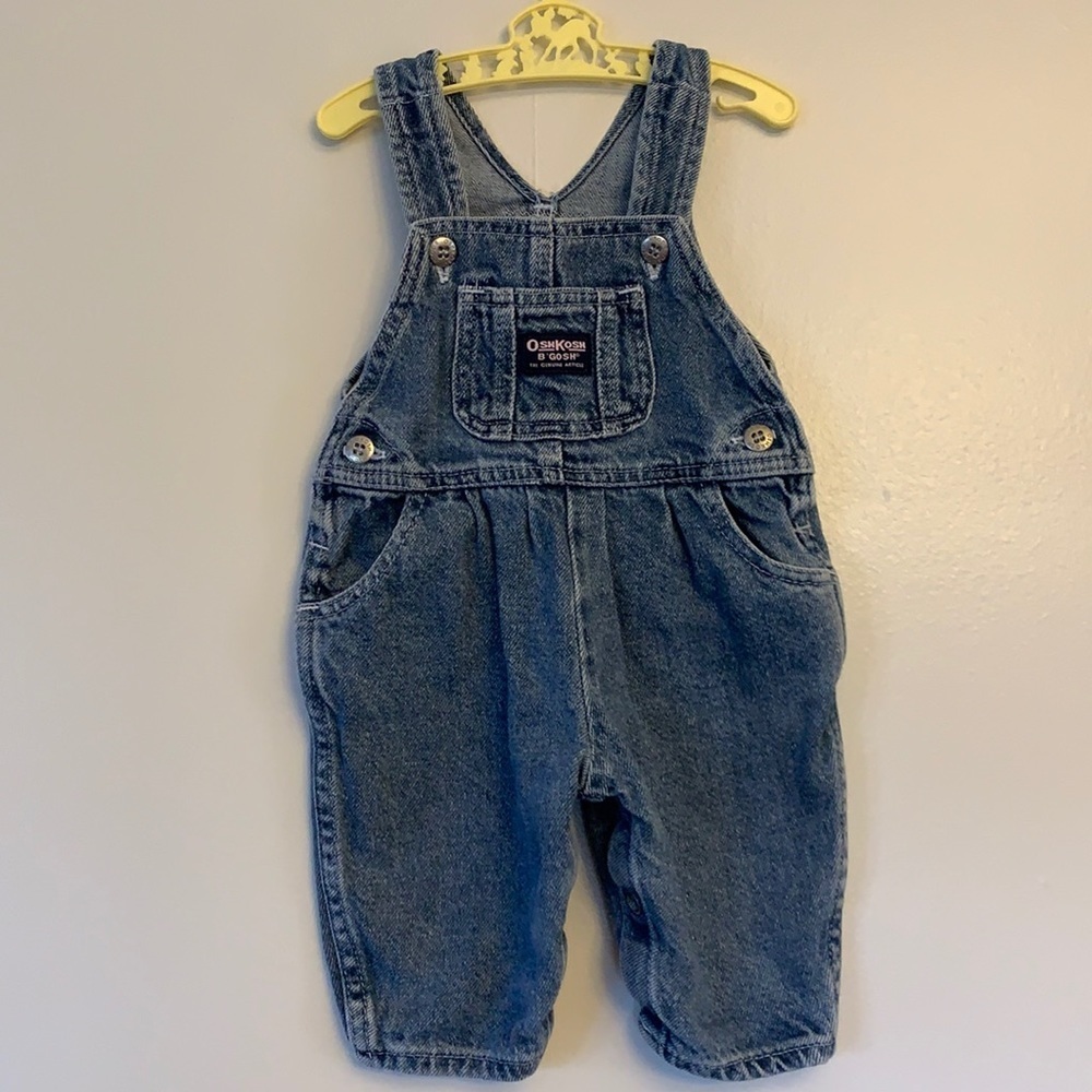 OshKosh B'gosh Denim Blue Baby Overalls